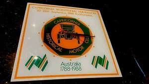 Capricornia Bicentennial Hub Rally 1988-20th-28th Sept-Perspex Clock-Rockhampton - Picture 1 of 3