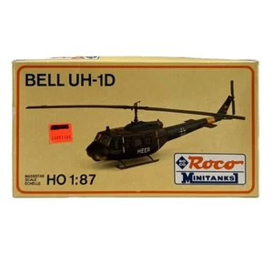 Vintage Roco Minitanks H0 248 Bell UH-1D elicottero esercito kit 1/87 NUOVO - Foto 1 di 5