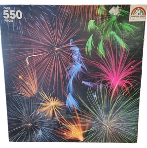 "FUEGOS ARTIFICIALES"-550 PIEZAS - Casa aleatoria vintage - Colección Puzzle - Imagen 1 de 6