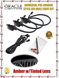 ORACLE Lighting Pre-Runner Style LED Grill Light Kit Amber w/ Tinted Lens - Picture 1 of 12