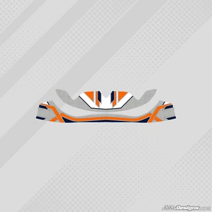 2017 EXPRIT STYLE M5 NOSE CONE STICKER KIT - KARTING - OTK - JakeDesigns - Picture 1 of 1