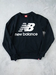 Sudadera New Balance cuello redondo negra para hombre jersey mediano - Imagen 1 de 7