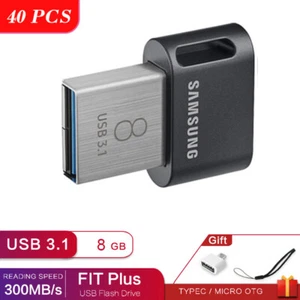 40PCS Samsung FIT Plus Tiny UDisk 8GB USB 3.1 Flash Drive Memory Thumb Pen Stick - Afbeelding 1 van 7