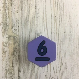Melissa & Doug Shape Sorting Clock Replacement Piece Number 6 Hexagon - Picture 1 of 3