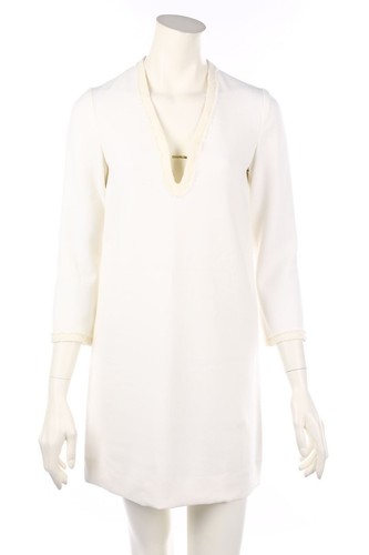 OFF WHITE Abito Major Proep Immerge Neckline F 1 = XS bianco sporco NUOVO