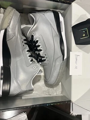 Size 14 - Jordan 3 5Lab3 Reflective Silver 2014 - Image 1 of 4
