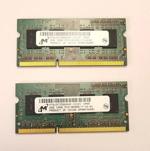 Micron PC3-8500S DDR3 Memory 4GB ( 2x 2GB ) MT8JSF25664HZ-1G1 - Picture 1 of 2