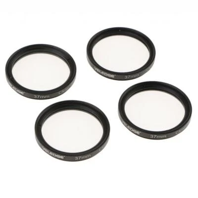 37mm   Macro Closeup Lens Sets +1 +2 +4 +10 Filter Kit Set with Pouch - Image 1 of 4