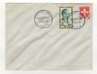 France FDC 2 timbres sur lettre 1er jour 1959 tampon Paris  /L119