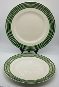 Rare And Stylish BOOTHS Art Deco Dinner & Side Plate. Dating 1933 