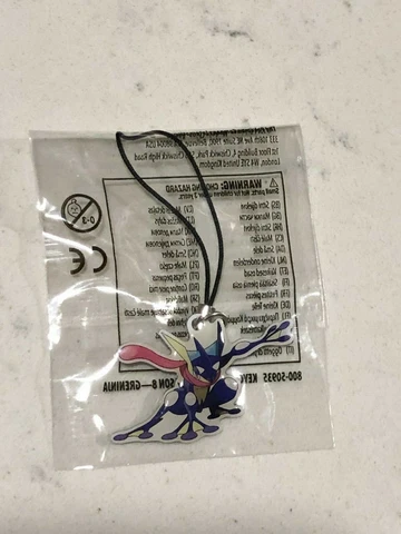 Pokemon Official DS Keychain Phone Charm CHOICE (Greninja, Delphoz, Yveltal) Cover
