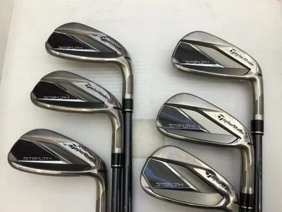 TaylorMade Stealth Iron Set 6-9,Pw,Aw 6pc Flex Regular TENSEI RED TM60 Graphite - Image 1 of 4