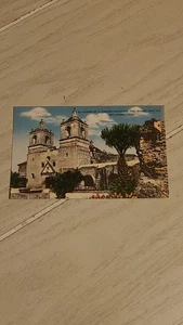 Mission De La Purisima Conception San Antonio Texas Vintage Postkarte - Bild 1 von 2