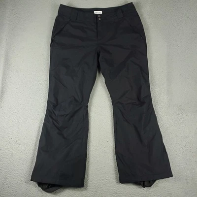 Columbia Womens Pants Size XL Black Omni Tech Skiing Snow Pants * - Image 1 of 4