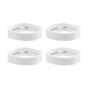 4x PU Lederschlaufen Ersatz Halteringhalter für 20mm Breite Uhrenarmband Weiß - Bild 1 von 5