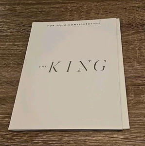 THE KING (2019) Netflix FYC DVD Timothee Chalamet RARE free shipping  - Picture 1 of 3