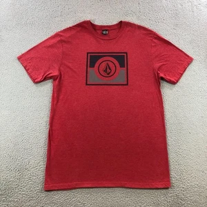 vtg volcom t shirt mens L red skate surf street - Picture 1 of 12