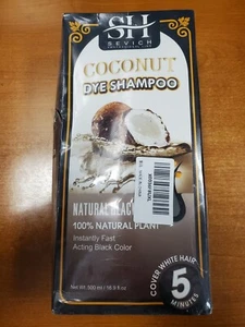 Coconut Black Permanent Hair Dye Instant Shampoo 16.9oz. Exp. 3/26 E6D - Picture 1 of 5