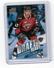 2019-20 CHL Hockey Draft Ready Card # DR-13 Justin Sourdif Vancouver Giants WHL