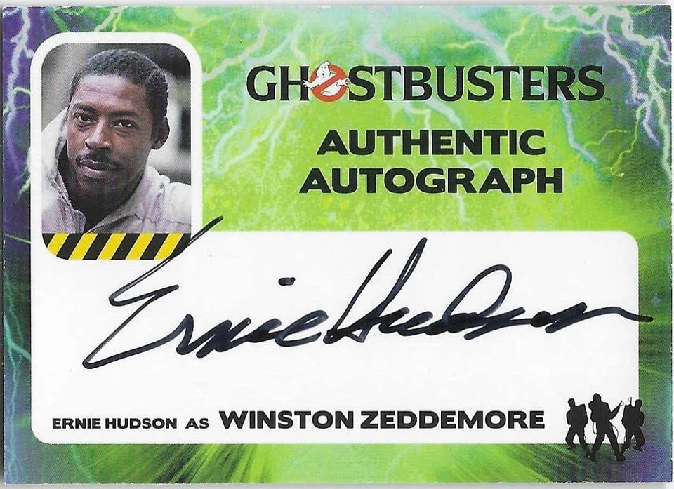 Ghostbusters - Autograph - Ernie Hudson - Winston Zeddemore - EH - Image 1 of 2