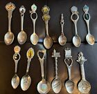 Incredible Souvenir Spoon Lot of 13 Charm State Miniature