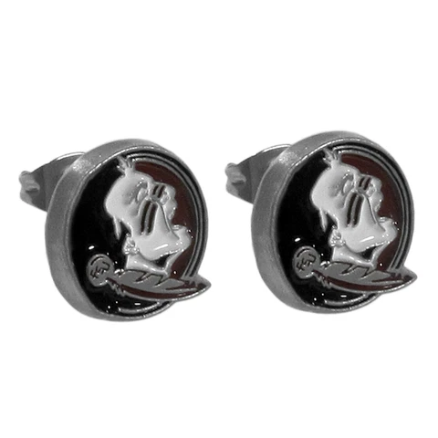 Florida State Seminoles Stud Earrings Hypoallergenic NCAA Licensed Cover