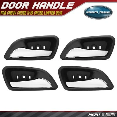 4x Manija de puerta interior delantera y trasera cromada + marrón para Chevrolet Cruze 2011-2015 Foto 1 de 4