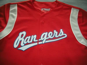 Texas Rangers Baseball Jersey Adult Large - Picture 1 of 6