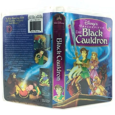 The Black Cauldron VHS Walt Disney Masterpiece Collection 1998 Dark Fantasy Foto 1 de 4