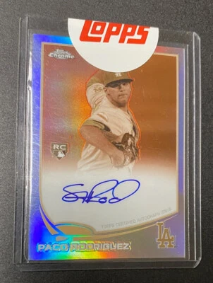 2013 Topps Chrome Paco Rodriguez Rookie Cert Autograph Sealed Sepia Refractor - Image 1 of 2