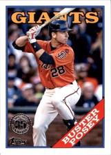 2023 Topps '88 Topps #T884 Buster Posey Retired SAN FRANCISCO GIANTS Catcher