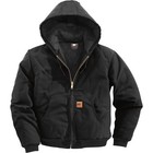 Men Sandstone Canvas Quilted Thermal Lined Duck Coat Winter Duck Jacket Work 