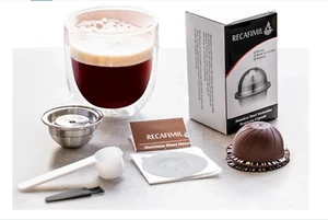 Vertuo.line Refillable Coffee Capsule Reusable Pod for Nespreso VertuoPlus - Picture 1 of 7