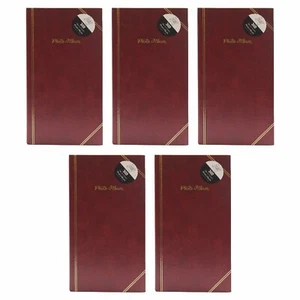 [Set of 5] 6" x 4" Photo Album 300 Slip In Pockets Best Gift All Occasion -Red - Picture 1 of 12