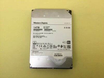 WD DC HC530 14TB 7.2K SAS 12Gbps 3.5inch HDD WUH721414AL4200 - Image 1 of 2
