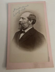 General President James A. Garfield Kabinett Foto CDV Karte  - Bild 1 von 4