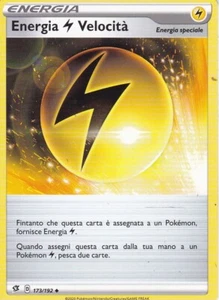 CARTA POKEMON - ENERGIA VELOCITA' - 173/192 - NON COMUNE - IN ITALIANO - Foto 1 di 1