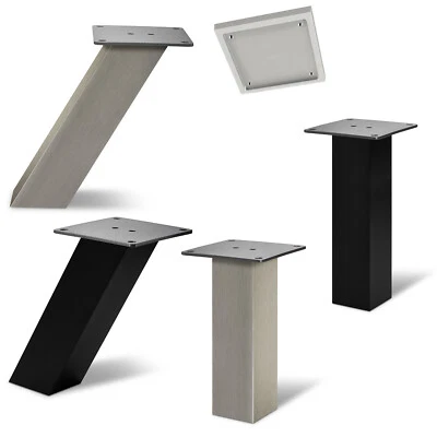 Barkonsole Olbia Thekenfuß Küchentheke Stützfuß Möbelfuß Aluminium gerade schräg - Bild 1 von 2