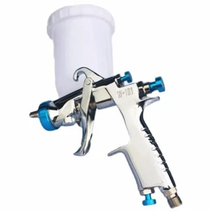Air Gravity Spray Gun Pro Pneumatic Paint Gun 400cc Cup - Picture 1 of 4