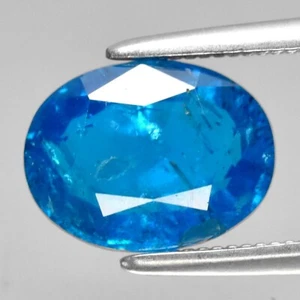 ๐ 1.81ct 8.7x6.7mm Oval Natural Blue Apatite - Unheated, Madagascar Gem - Picture 1 of 4