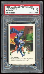 1966 NPPI Batman MacLeans Toothpaste Joker 2 PSA 4 - Bild 1 von 2