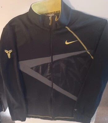 Chaqueta de Pista de Baloncesto Nike Kobe Bryant Mamba RARA - Grande - Negra y Amarilla Foto 1 de 4