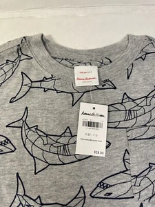 Hanna Andersson Boys Shark T-shirt Size 110 cm/US 5 - Picture 1 of 2
