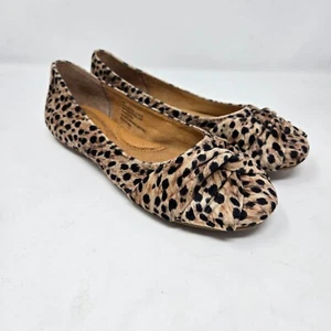 Born Womens 6M Lilly Leopard Print Ballet Flats Dressy Casual Office - Picture 1 of 10
