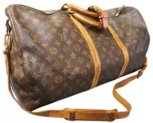 Borsa da viaggio vintage autentica Louis Vuitton Monogram Keepall 55 - VI0932 (1992) - Foto 1 di 24