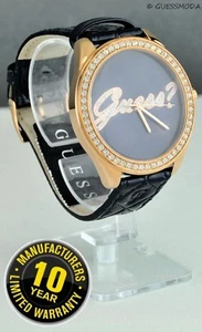 NEUESTE! Luxus GUESS Damenuhr Dark Navy Klassisch Leder W0570L2 USA - Bild 1 von 1