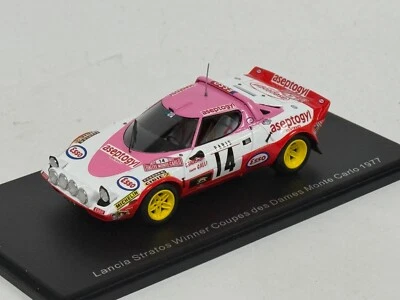 1/43 Spark Lancia Stratos Ganador de 1977 Monte Carlo Coupe des Dames S9101 TA075 Foto 1 de 4