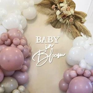 Baby in Bloom Sign 16”x24” Felt Letter Baby Shower Sign Baby in Bloom Party D... - Picture 1 of 6