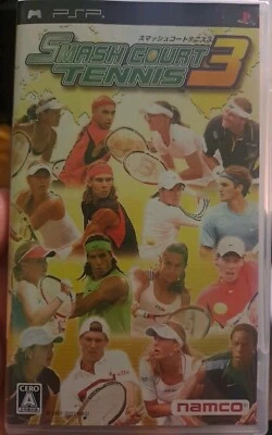 Smash Court Tennis 3 PSP Japan import ULJS 00098 US Seller CIB Complete Namco - Image 1 of 3