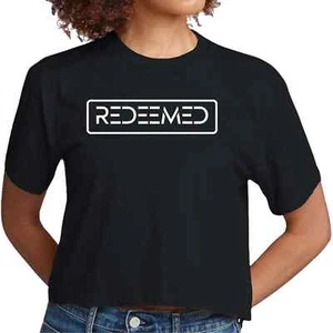 Camiseta gráfica recortada para mujer - canjeada - Imagen 1 de 8